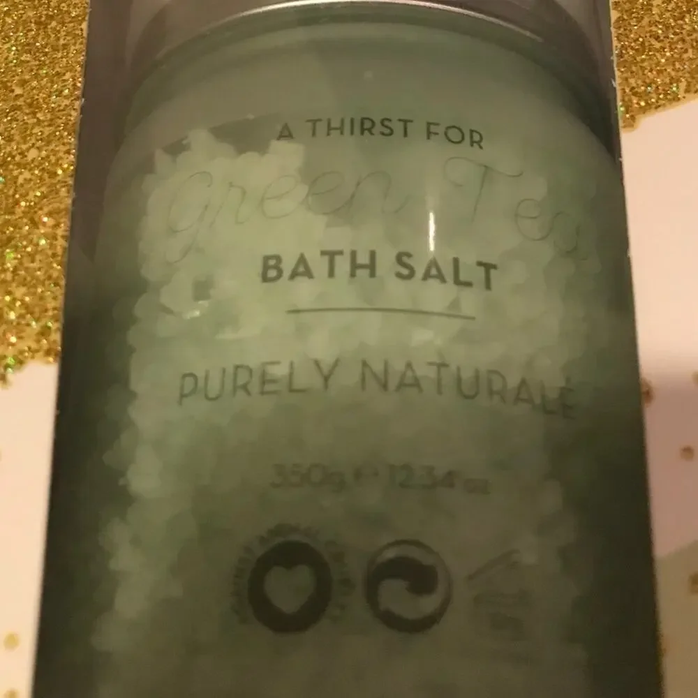 Purely Naturale Bath Salt Body Soufflé Green Tea‎ Bath Duo Mom Daughter Gift